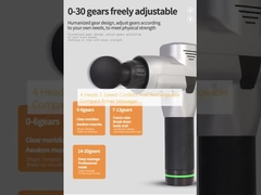 4 teste 5 velocità senza fili e ricaricabile massaggiatore di potenza compatta