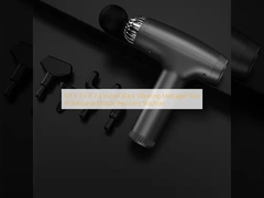 9.8 x 7.9 x 2.4 pollici nero Vibrating Massager Gun Soluzione di recupero muscolare professionale