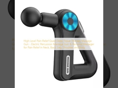 Massaggio a livello elevato, silenzioso, terapia dei tessuti profondi - Massaggio a percussione elettrica e massaggio personale per alleviare il dolore al collo, alla schiena, alle gambe, alle spalle e al corpo