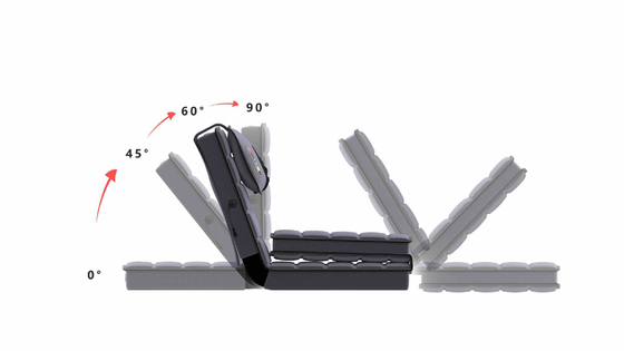 qualità  Remote Control Foldable Massage Mattress 10.6lbs Massage Bed Portable fabbrica