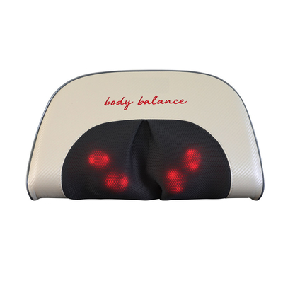 qualità  4 Node Shiatsu Heated Pillow Massager 110V Auto Shut Off Black fabbrica