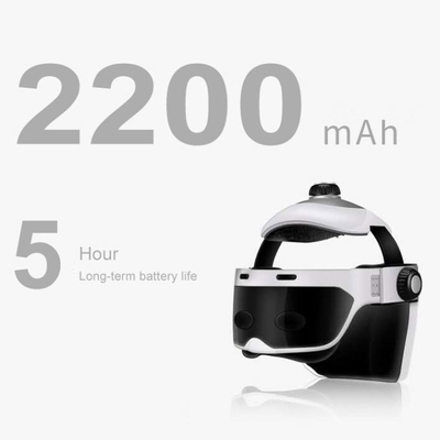 qualità  30 Minutes Head Massager Helmet White Electric Scalp Massager Helmet fabbrica