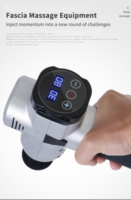 Ammiratori del fitness pistola di massaggio elettrica portatile schermo LCD touch