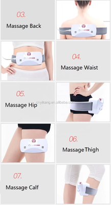 Cintura elettrica a temperatura regolabile per il grasso della pancia 5W Vibrating Belly Band