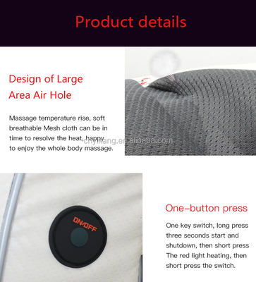 Relax Travel Neck Pillow con massaggiatore 60Hz Vibrating Massage Pillow