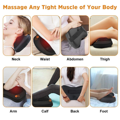 Cuscino da massaggio Shiatsu 3D con massaggio a maglia profonda