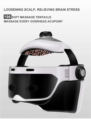 30 minuti Casco per massaggiatori per testa Casco per massaggiatori per capelli bianchi
