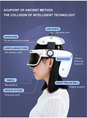 1.5 libbre Casco elettrico per massaggiatori per il relax profondo Casco per massaggi