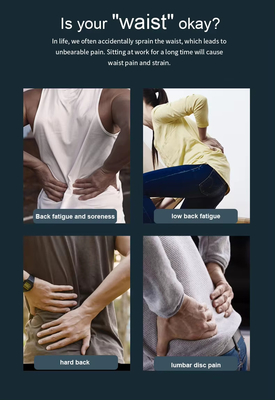 Home Wrap Around Waist Heating Pad Massaggiatore senza fili per alleviare il dolore alla vita