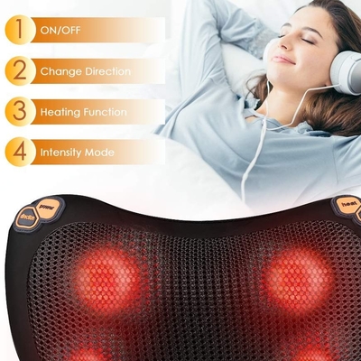Hotel riscaldato cuscino vibrante Homedics ricaricabile cuscino di massaggio Shiatsu riscaldato