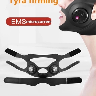 Strappo per la dimagrimento del viso nero 3 modalità Silicone V Face Lifting Device