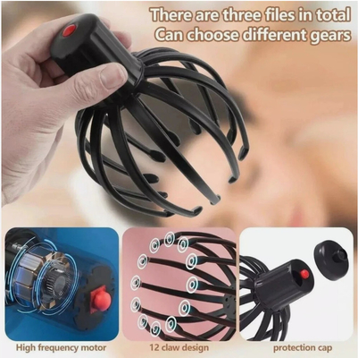 Massaggiatore elettrico per la pelle con artigli di polpo per alleviare lo stress e aumentare la circolazione sanguigna Contenuto del pacchetto 1 massaggiatore per la testa