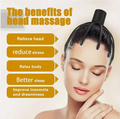 Massaggiatore elettrico per la pelle con artigli di polpo per alleviare lo stress e aumentare la circolazione sanguigna Contenuto del pacchetto 1 massaggiatore per la testa