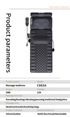 Materasso per massaggi a vibrazione del corpo intero materasso per rilassarsi e cuscino per massaggi Shiatsu