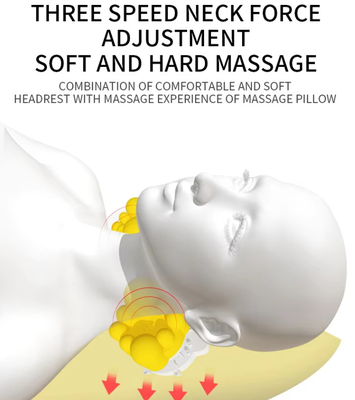 Materasso massaggiante vibrante a corpo intero con 10 motori per il relax e cuscino massaggiante Shiatsu con rivestimento morbido